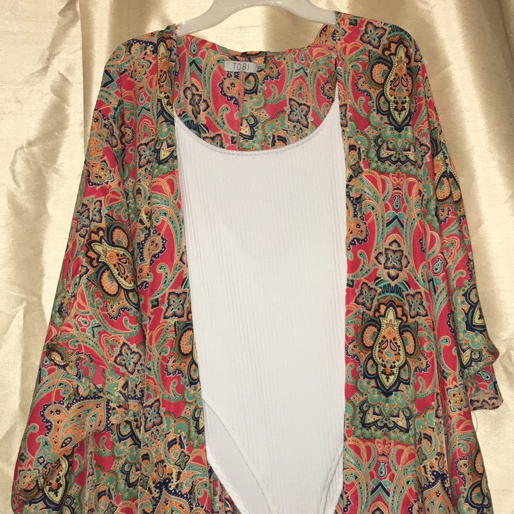 Patterned kimono